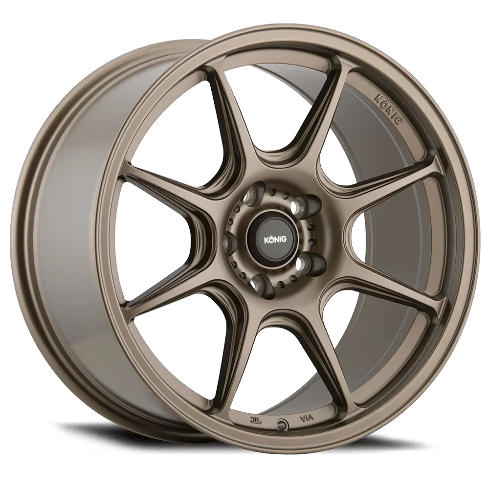 KONIG LOCKOUT 17x8 4x100 ET45 MATTE BRONZE(set of 4)