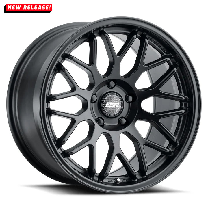 ESR APX01 18x8.5 5x112 +40 MATTE BLACK (set of 4)